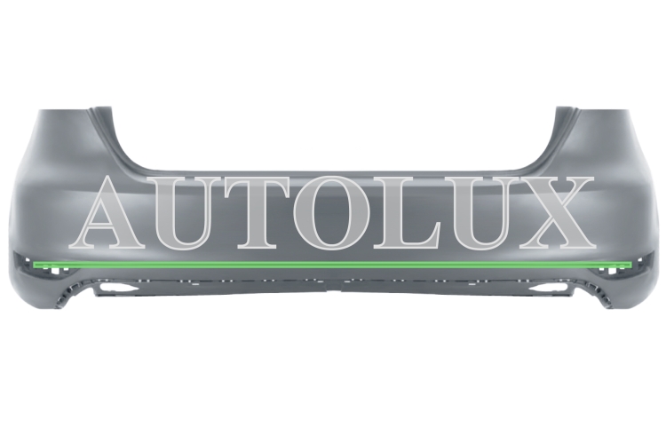 Parachoques volkswagen jetta 2011-2014 trasero / imprimado.  Referencia OE:5C6807421GRU