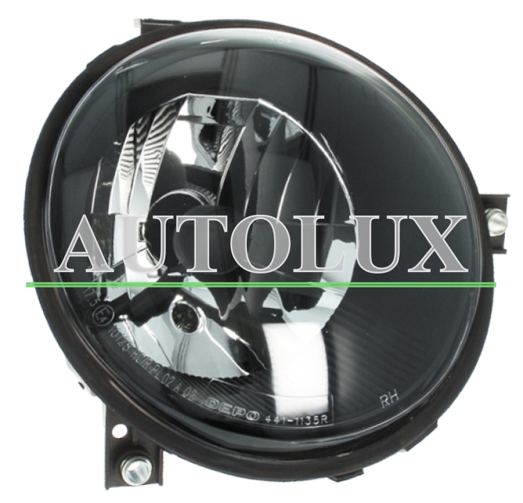 Faro delantero volkswagen lupo 1998-2005 base negra / derecho.  Referencia OE:6X1941752J