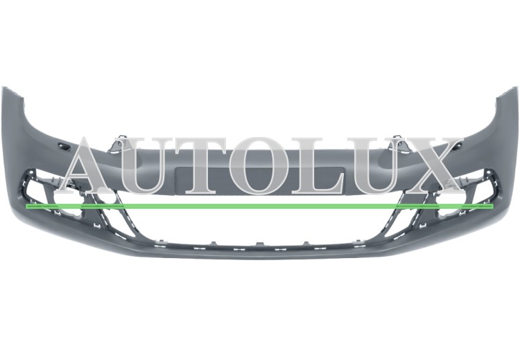 Parachoques VOLKSWAGEN Scirocco 2008-2014 delantero - Ref. OE: 1K8807217NGRU Parachoques volkswagen scirocco 2008-2014 delantero / con lavafaros / imprimado.  Referencia OE:1K8807217NGRU