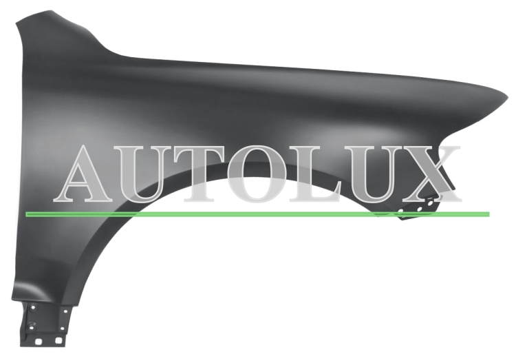 Aleta volkswagen touareg 2002-2007 delantera derecha.  Referencia OE:7L6821102K