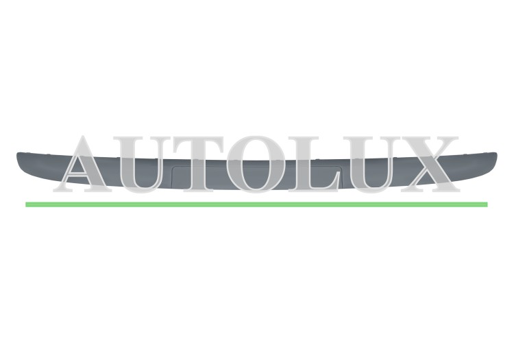 Moldura parachoques volkswagen caddy 2004-2010 delantera / imprimado.  Referencia OE:1T0807719GRU