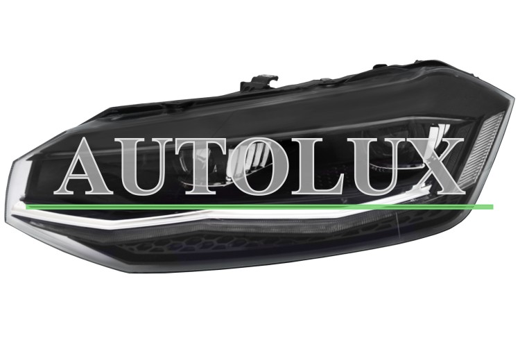 Faro delantero volkswagen polo 2017-2021 full led / detalle cromado / izquierdo.  Referencia OE:2G1941773