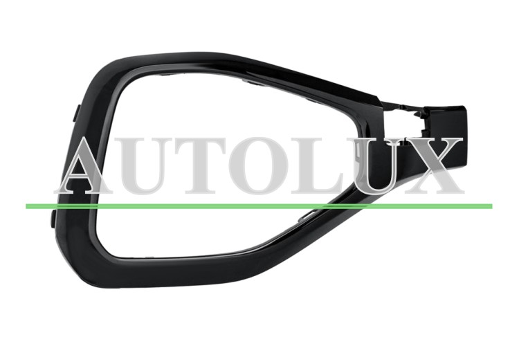 Moldura parachoques volkswagen t-roc 2022-> delantera / modelo r-line / negra brillante / derecha.  Referencia OE:2GA853190041