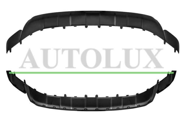 Spoiler volkswagen t-roc 2022-> parachoques delantero / modelo r-line.  Referencia OE:2GA805903H9B9
