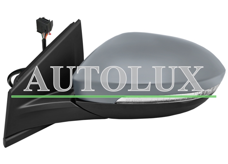 Espejo retrovisor volkswagen taigo 2021-> electrico / termico / piloto intermitente / imprimado / izquierdo.  Referencia OE:2G7857521