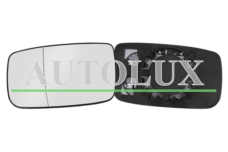 Cristal espejo retrovisor volvo 240 1982-1993 con soporte / termico / asferico / izquierdo.  Referencia OE:9447755