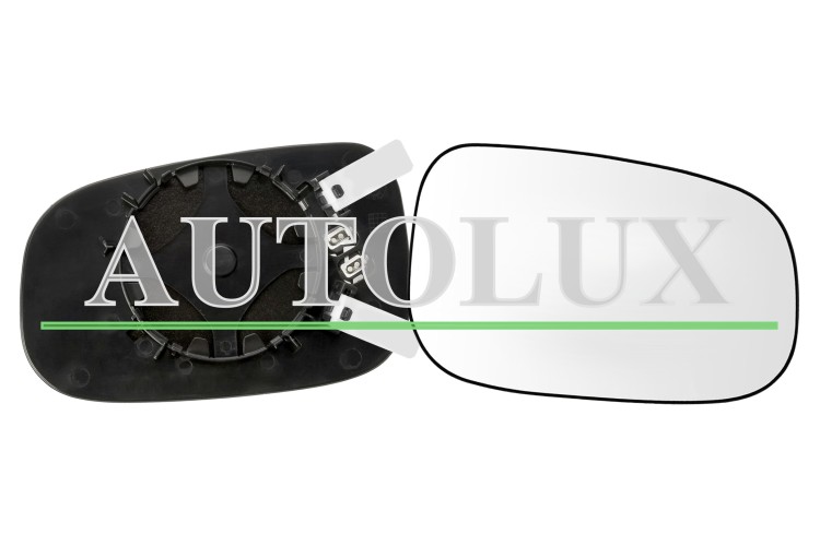 Cristal espejo retrovisor volvo c30 2007-2009 con soporte / termico / asferico / derecho.  Referencia OE:30716138