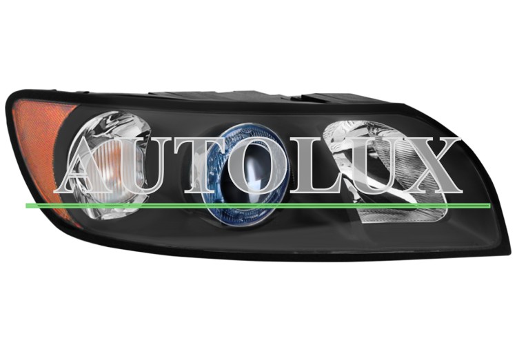 Faro delantero volvo s40 2004-2007 base negra / xenon / derecho.  Referencia OE:30678204