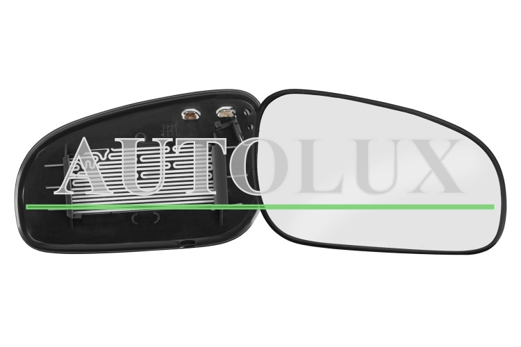 Cristal espejo retrovisor volvo s60 2000-2005 con soporte / termico / convexo / derecho.  Referencia OE:30744791