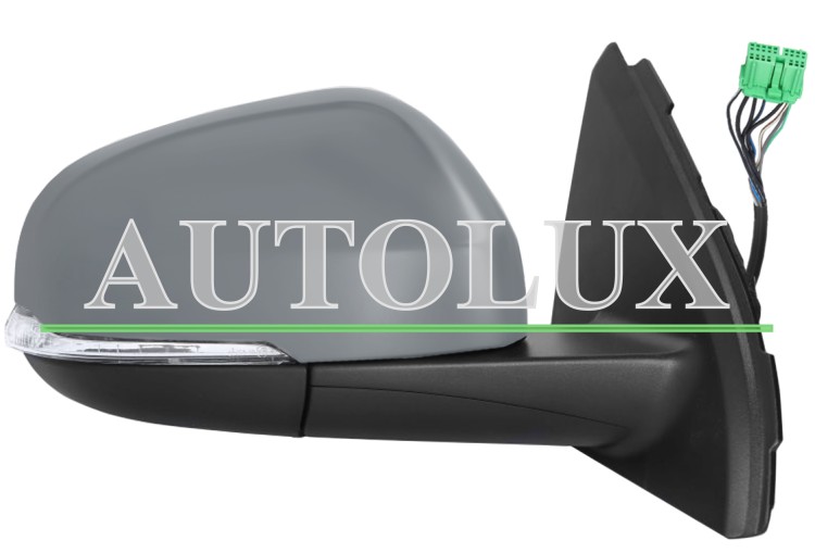 Espejo retrovisor volvo s60 2010-2014 electrico / termico / piloto intermitente / luz cortesia / abatible electricamente / imprimado / derecho.  Referencia OE:31402633