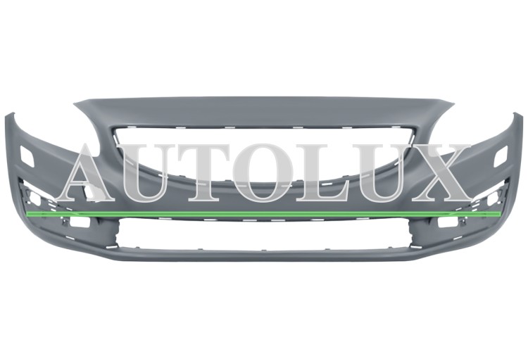 Parachoques volvo v60 2014-2018 delantero / con lavafaros / imprimado.  Referencia OE:39834053