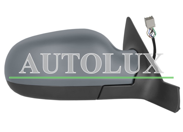 Espejo retrovisor volvo s80 1998-2004 electrico / termico / luz cortesia / imprimado / derecho.  Referencia OE:30634979