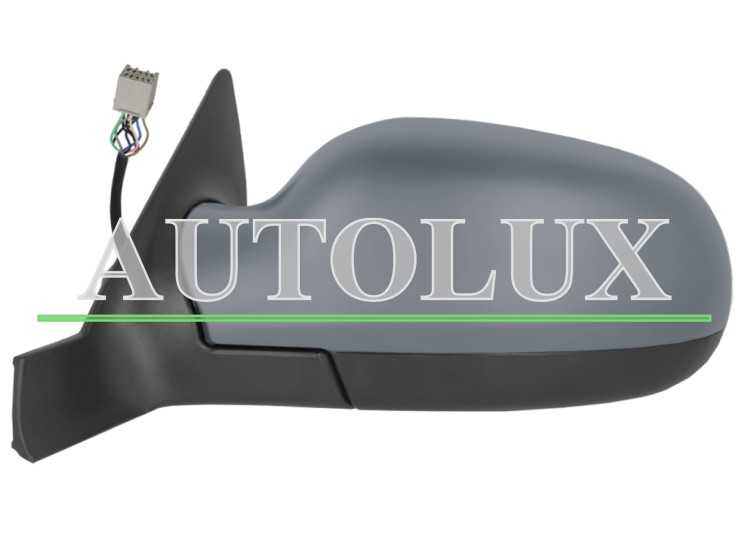 Espejo retrovisor volvo s80 1998-2004 electrico / termico / luz cortesia / con sonda / imprimado / izquierdo.  Referencia OE:30634981
