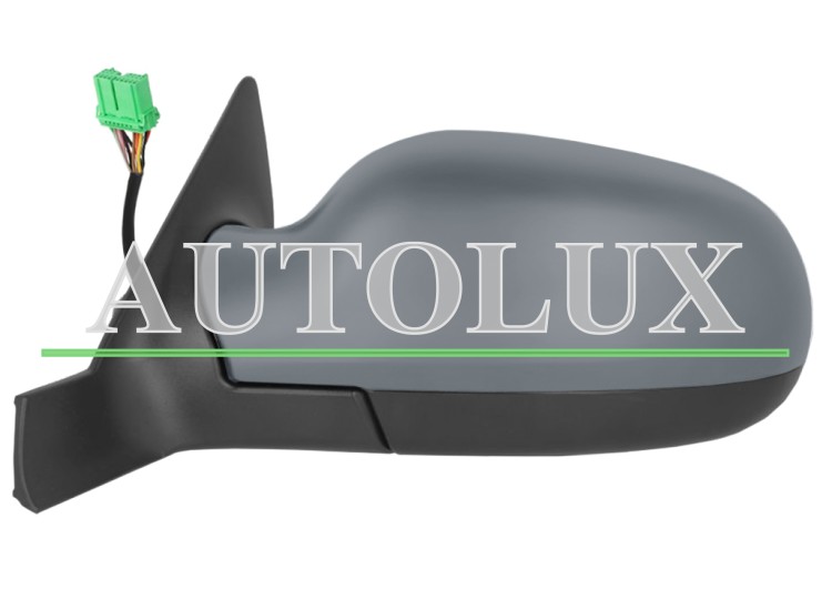 Espejo retrovisor volvo s80 1998-2004 electrico / termico / luz cortesia / memoria / con sonda / imprimado / izquierdo.  Referencia OE:30634980