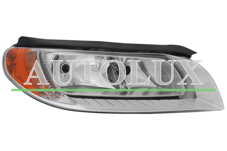 Faro delantero volvo xc70 2007-2013 base cromada / derecho.  Referencia OE:31214352