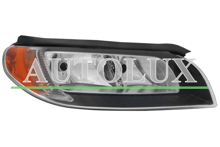 Faro delantero volvo s80 2006-2011 base negra / derecho.  Referencia OE:31214177
