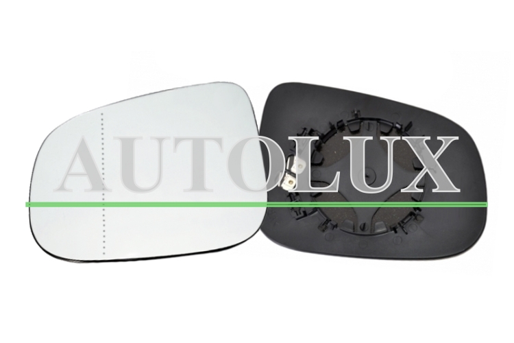 Cristal espejo retrovisor volvo s80 2006-2010 con soporte / termico / asferico / izquierdo.  Referencia OE:30716481