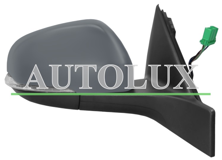 Espejo retrovisor volvo v70 2011-2013 electrico / termico / piloto intermitente / imprimado / derecho.  Referencia OE:31298918