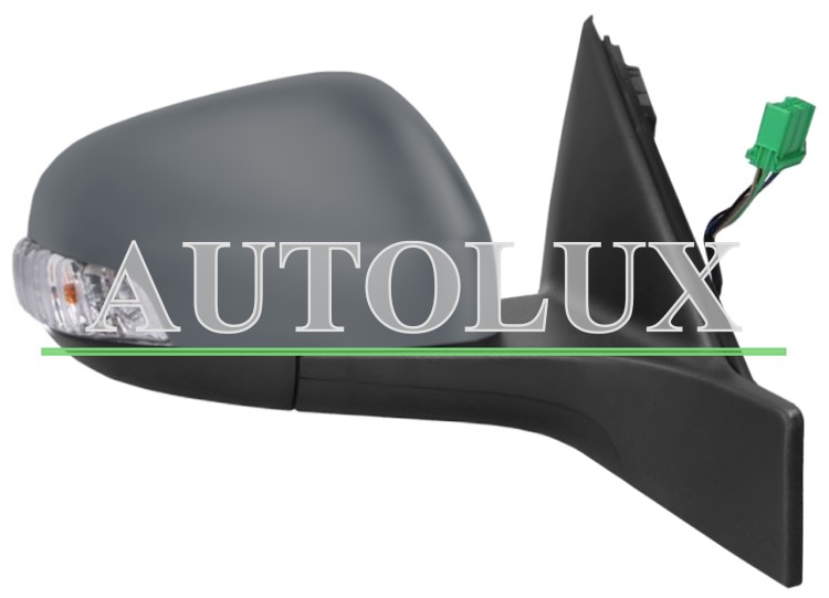 Espejo retrovisor volvo s80 2006-2011 electrico / termico / piloto intermitente / luz cortesia / abatible electricamente / memoria / imprimado / derecho.  Referencia OE:31297869