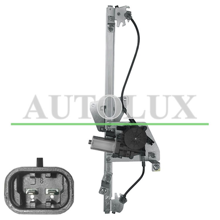Elevalunas volvo xc90 2003-2007 electrico / con motor / 2 pins / trasero derecho.  Referencia OE:31253722