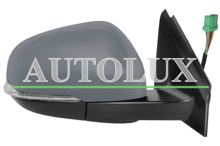 Espejo retrovisor volvo v40 2016-2020 electrico / termico / piloto intermitente / luz cortesia / abatible electricamente / memoria / imprimado / derecho.  Referencia OE:31299643
