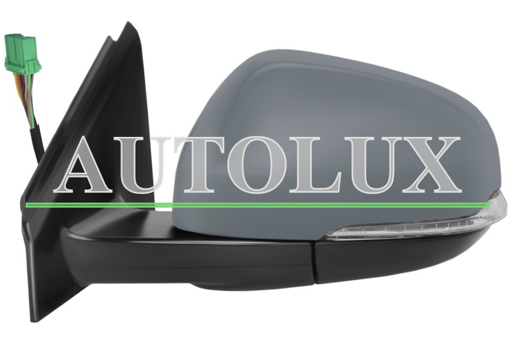 Espejo retrovisor volvo v40 2012-2016 electrico / termico / piloto intermitente / luz cortesia / abatible electricamente / memoria / con sonda / imprimado / izquierdo.  Referencia OE:31299635