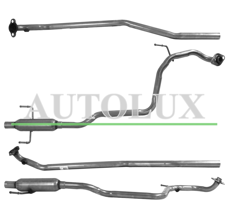 Tubo de escape toyota yaris 1.0i vvti 12v mot.1kr-fe modelo fabricado en francia 2006-2011 . Referencia OE:174100Q020