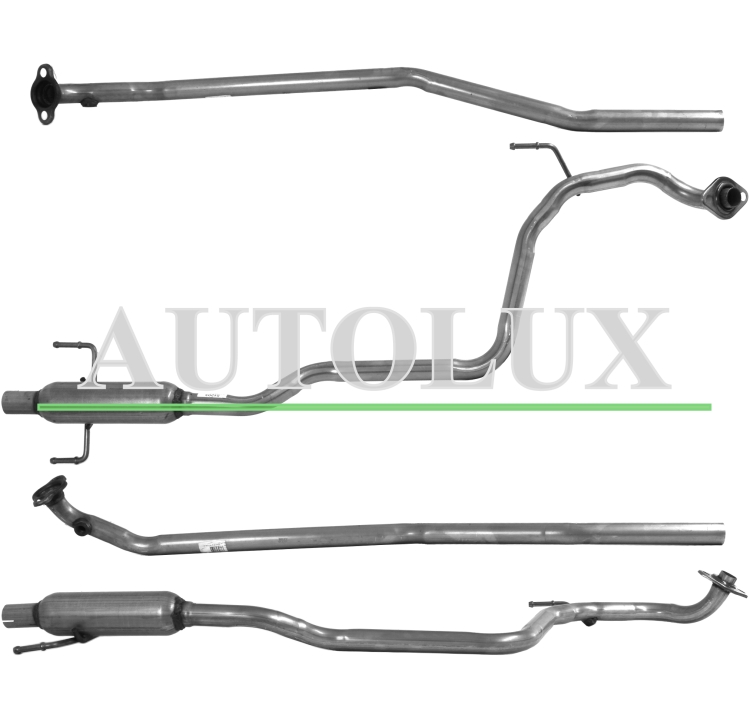 Tubo de escape toyota yaris 1.0i vvti 12v mot.1kr-fe modelo fabricado en japón 2006-2011 . Referencia OE:1741040110