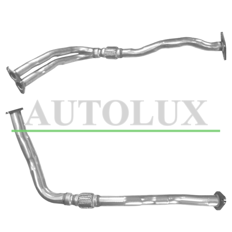 Tubo de escape rover mini cooper 1.3 8v tubo doble 1990-1991 . Referencia OE:GEX12043