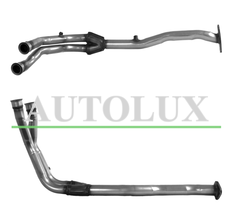 Tubo de escape rover mini 1.3 8v tubo doble 1992-2001 . Referencia OE:GEX12017