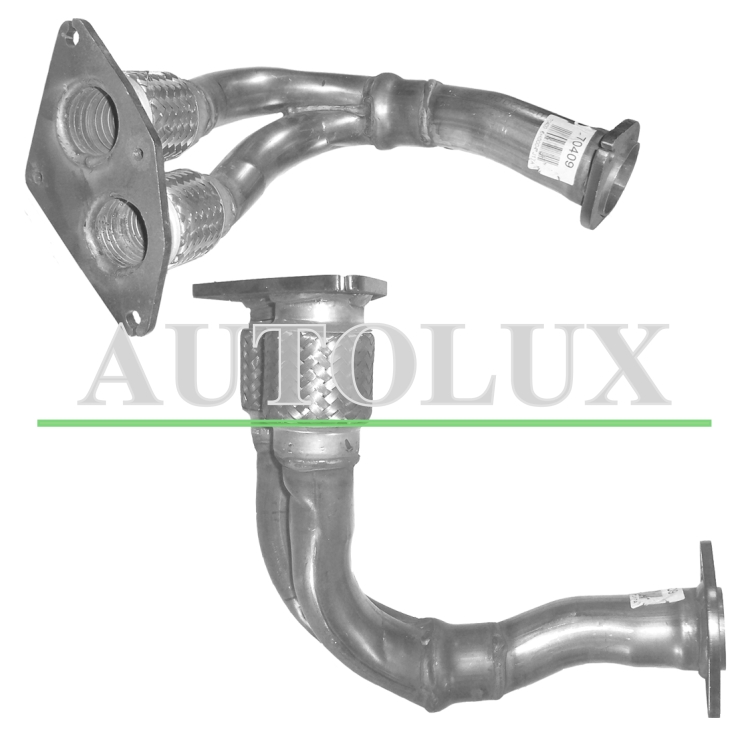 Tubo de escape renault scenic 2.0i 16v mot.f7r 1996-2002 . Referencia OE:7700415078