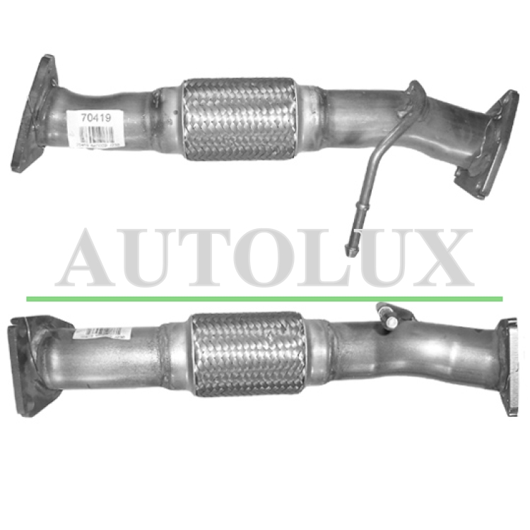 Tubo de escape rover 825 2.5i 24v mot.25k4f 1996-1999 . Referencia OE:GEX33654