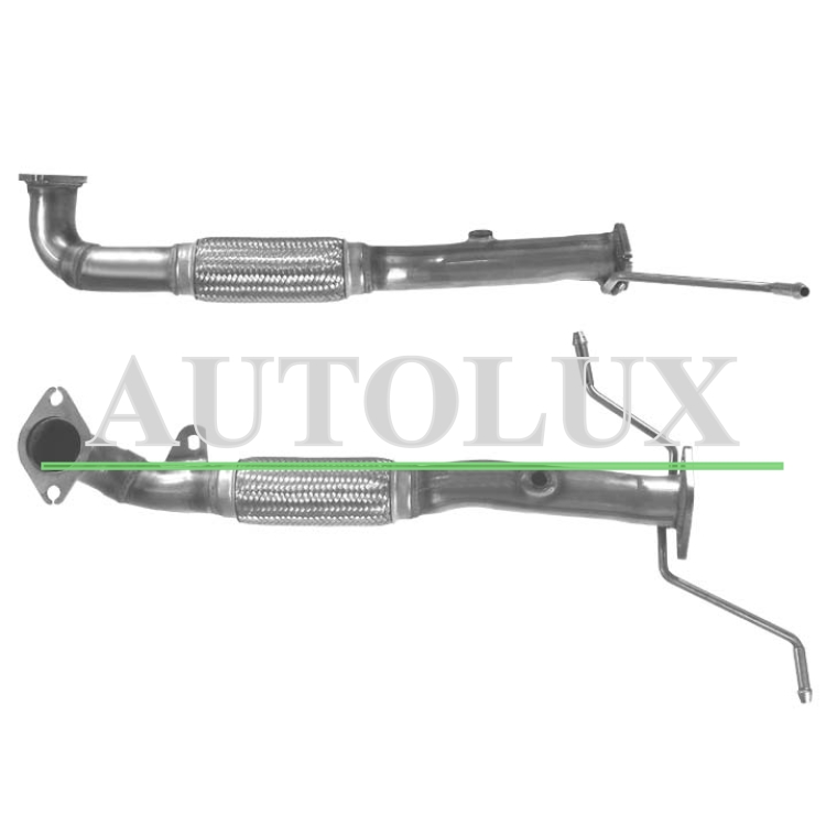 Tubo de escape kia carens 2.0cvvt 16v mot.g4gc 2004-2006 . Referencia OE:0K2B240500