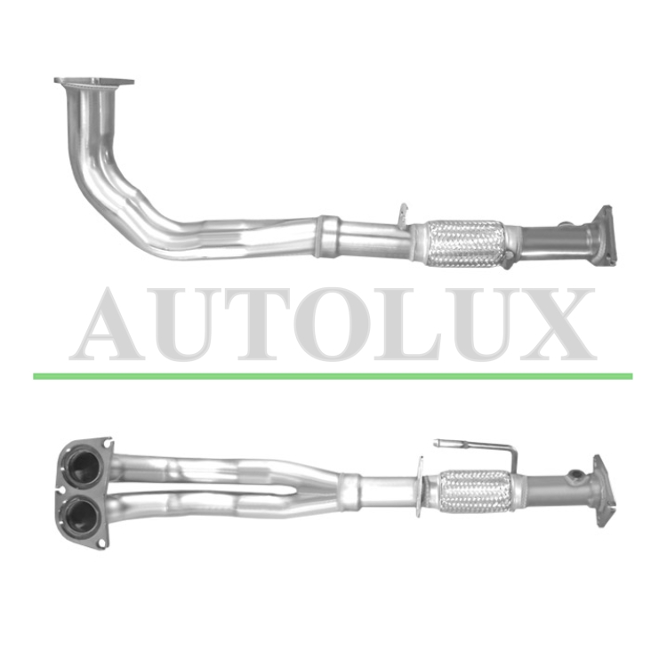 Tubo de escape honda prelude 2.2i 16v vtec mot.h22a2/ h22a5 1997-2001 . Referencia OE:18210S30A21