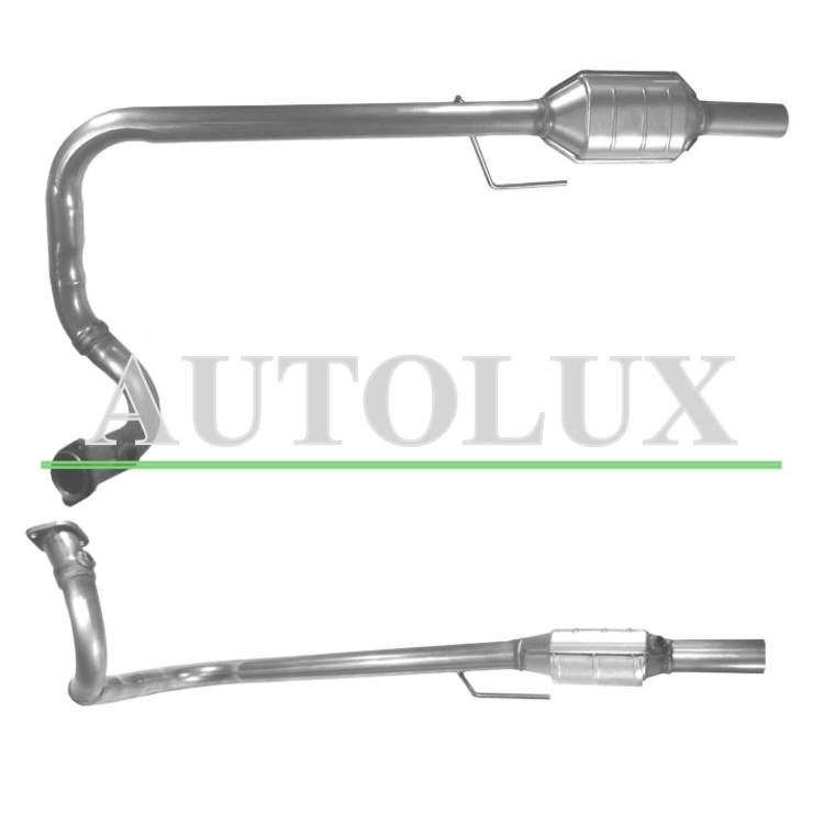 Catalizador jeep wrangler 2.5i 8v series tj con obd completo 1997-2001 . Referencia OE:52018933