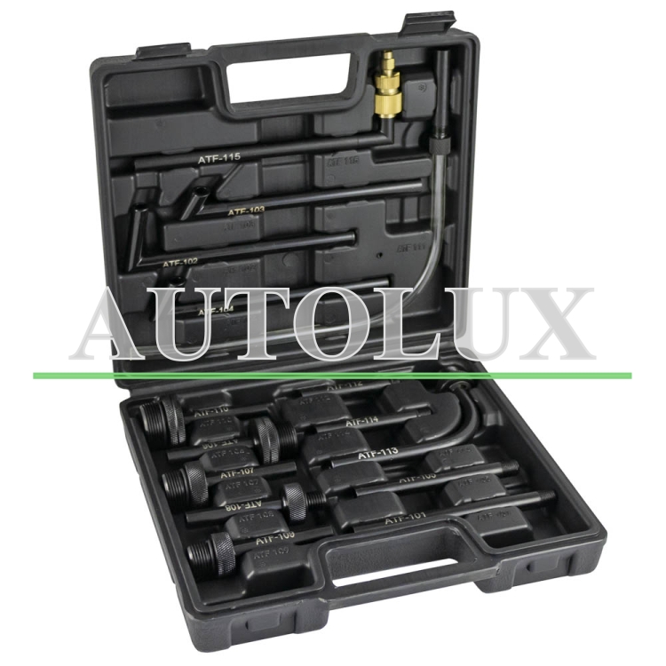 Set de 15 adaptadores para bomba llenado sistema transmisión. Referencia JBM: 12044.