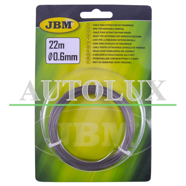 Cable para extracción de parabrisas. Referencia JBM: 13813.