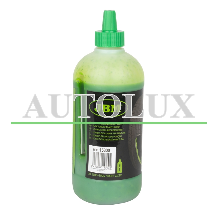 Líquido sellador de pinchazos - 500ml. Referencia JBM: 15300.