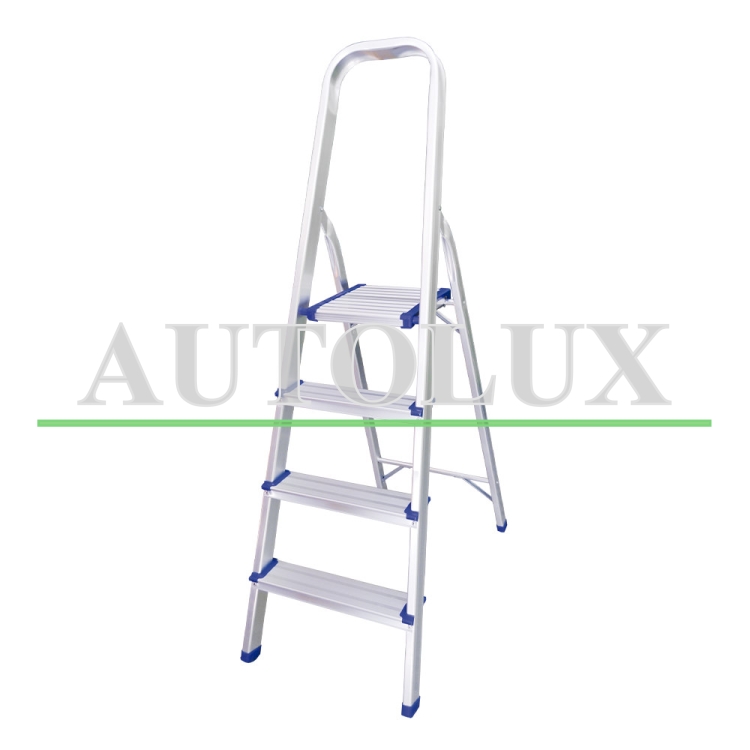 Escalera de aluminio con 4 peldaños. Referencia JBM: 50517.