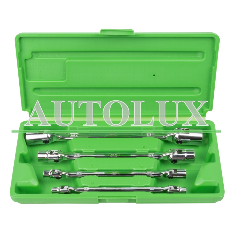 Estuche vaso articuladas torx 4 llaves. Referencia JBM: 50622.