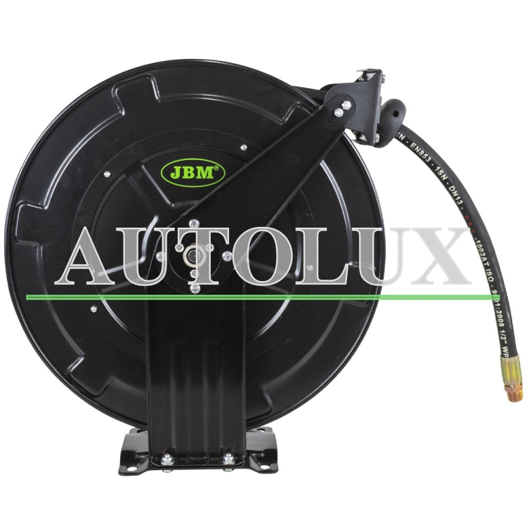 Carrete de manguera para aceite boca de 1/2. Referencia JBM: 50797.