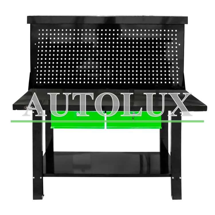 Mesa de trabajo con panel frontal. Referencia JBM: 51035.