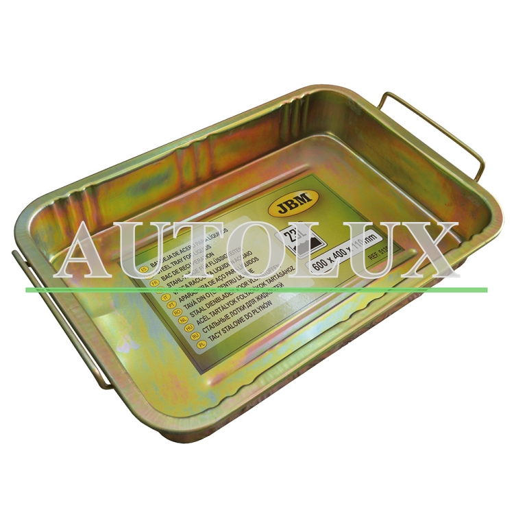 Bandeja de acero para líquidos. Referencia JBM: 51356.