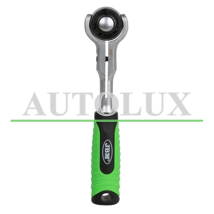 Carraca de 72 dientes de cabezal giratorio 1/4