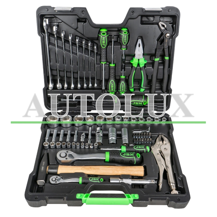 Estuche de herramientas con vasos hexagonales 72 piezas. Referencia JBM: 51818.