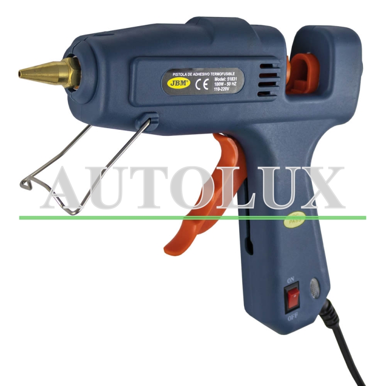 Pistola de adhesivo termofusible. Referencia JBM: 51831.