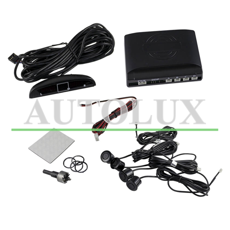 Sensor de aparcamiento con medidor de aproximación visual y acústico. Referencia JBM: 51863.