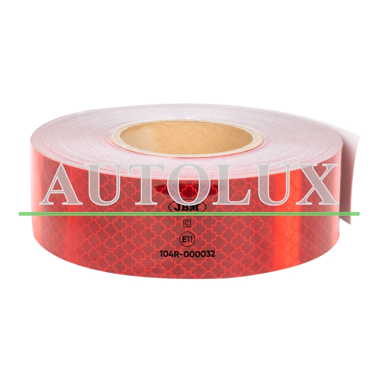 Distintivo para vehículos de transporte de mercancias - rojo. Referencia JBM: 51935.