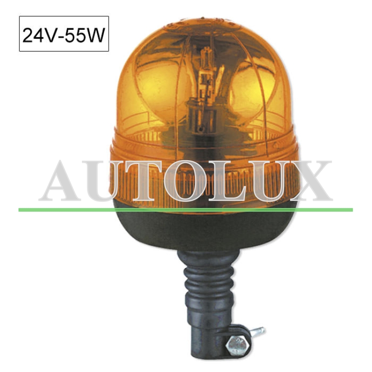 Girofaro base flexible h1 24v 70w. Referencia JBM: 51965.