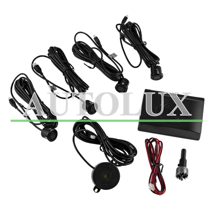 Sensor de aparcamiento con medidor de aproximación acústico. Referencia JBM: 51973.